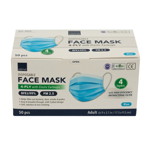 Abena NA 4-Ply Masks Case - Picture 4 of 8